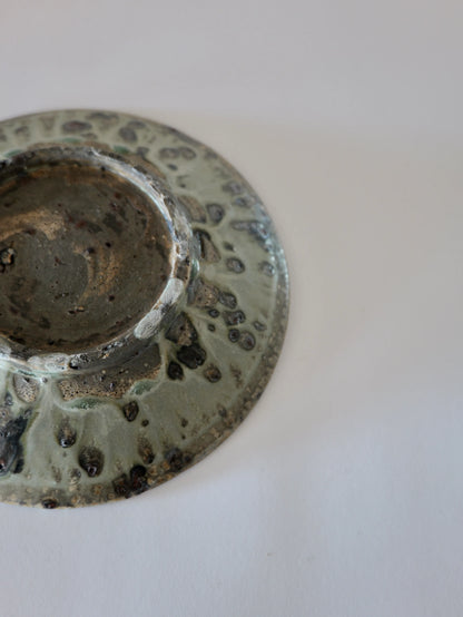 小野象平 白銀 8寸皿 A