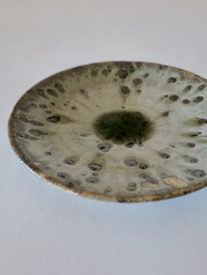 小野象平 白銀 8寸皿 C