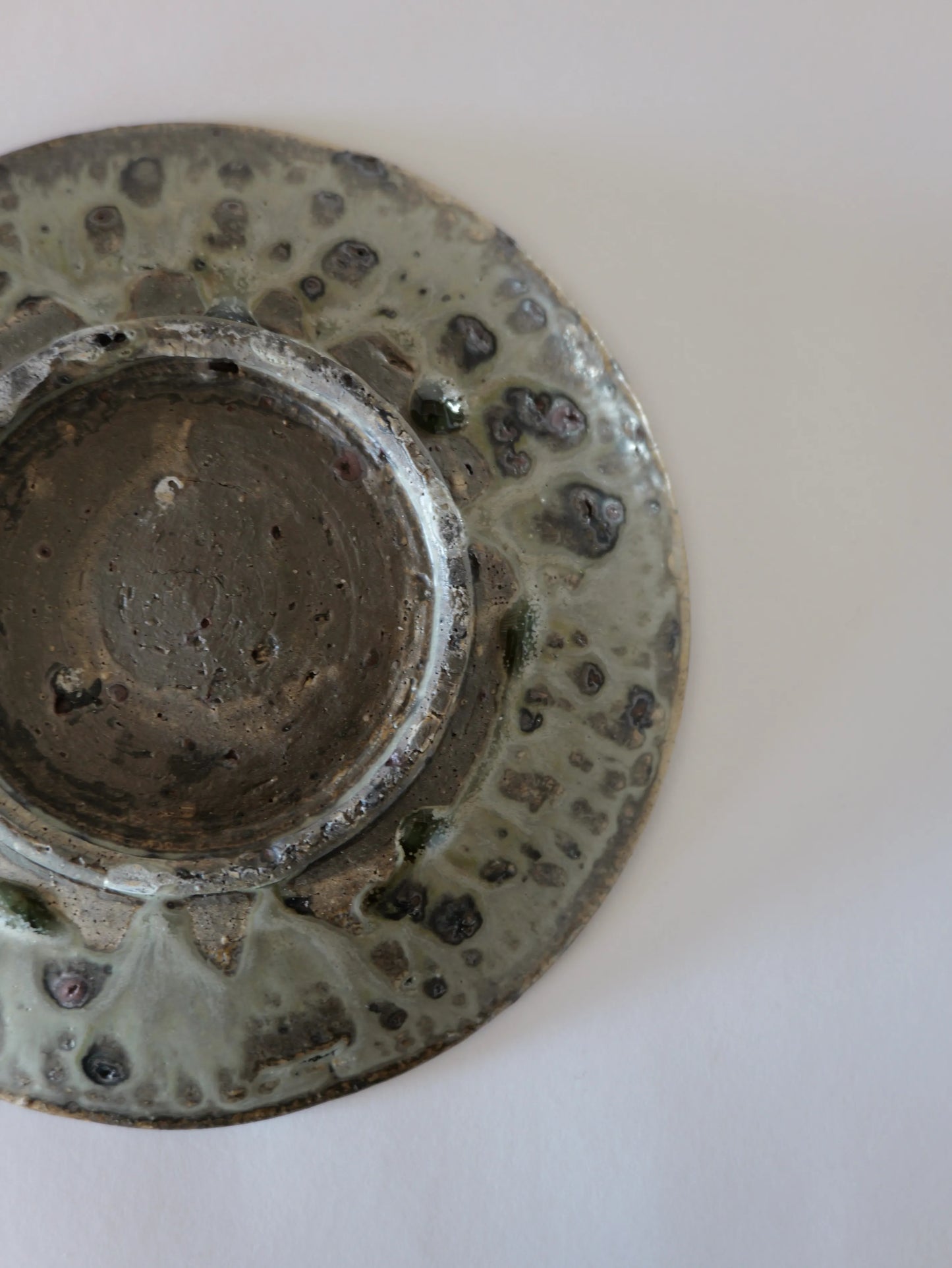 小野象平 白銀 8寸皿 C