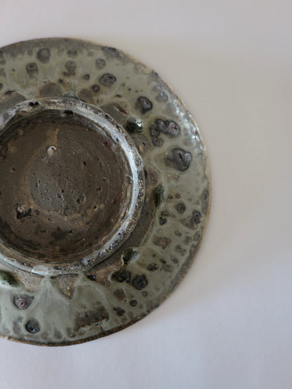 小野象平 白銀 8寸皿 C