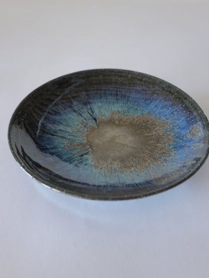小野象平 青灰釉 8寸皿 A