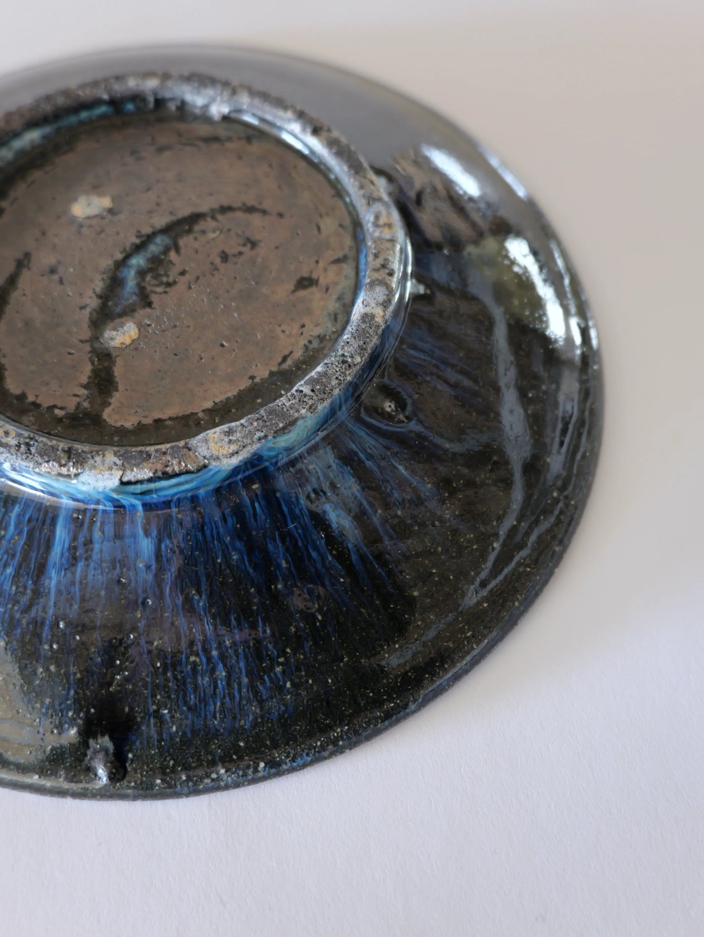 小野象平 青灰釉 8寸皿 B