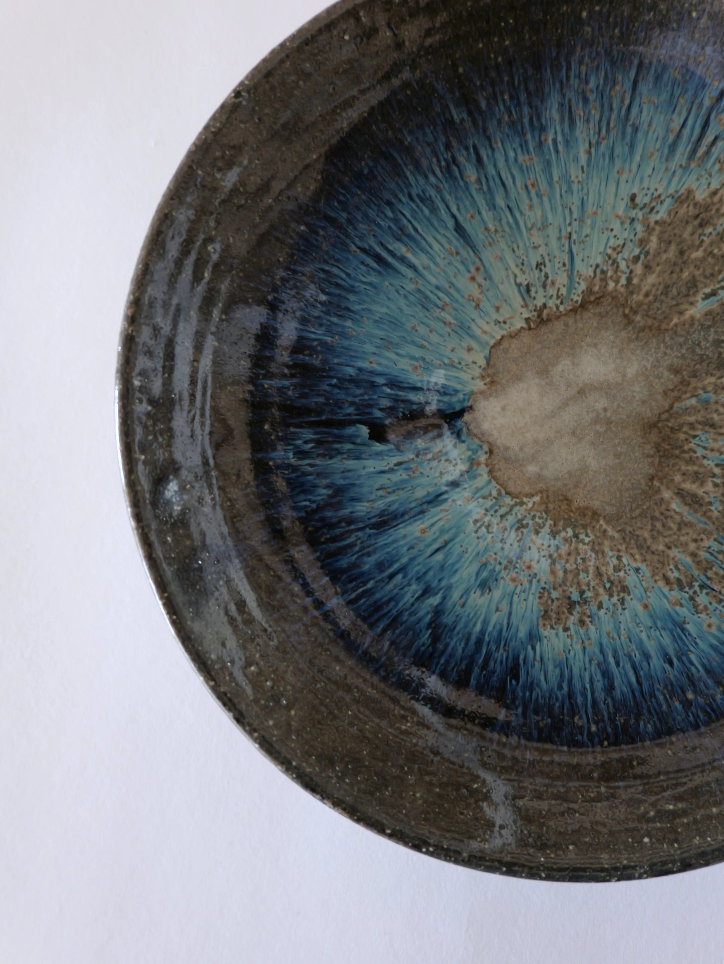 小野象平 青灰釉 8寸皿 C