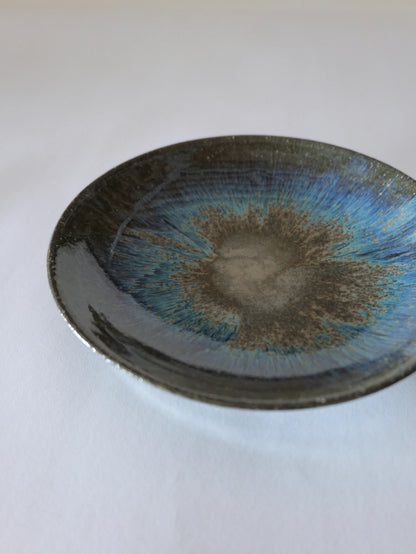 小野象平 青灰釉 8寸皿 D
