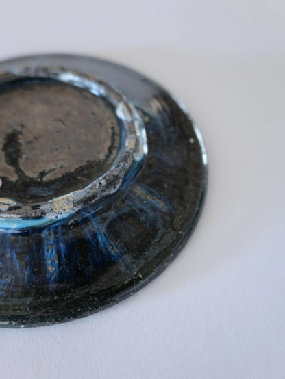 小野象平 青灰釉 取皿 B