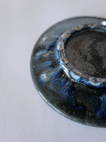 小野象平 青灰釉 取皿 E