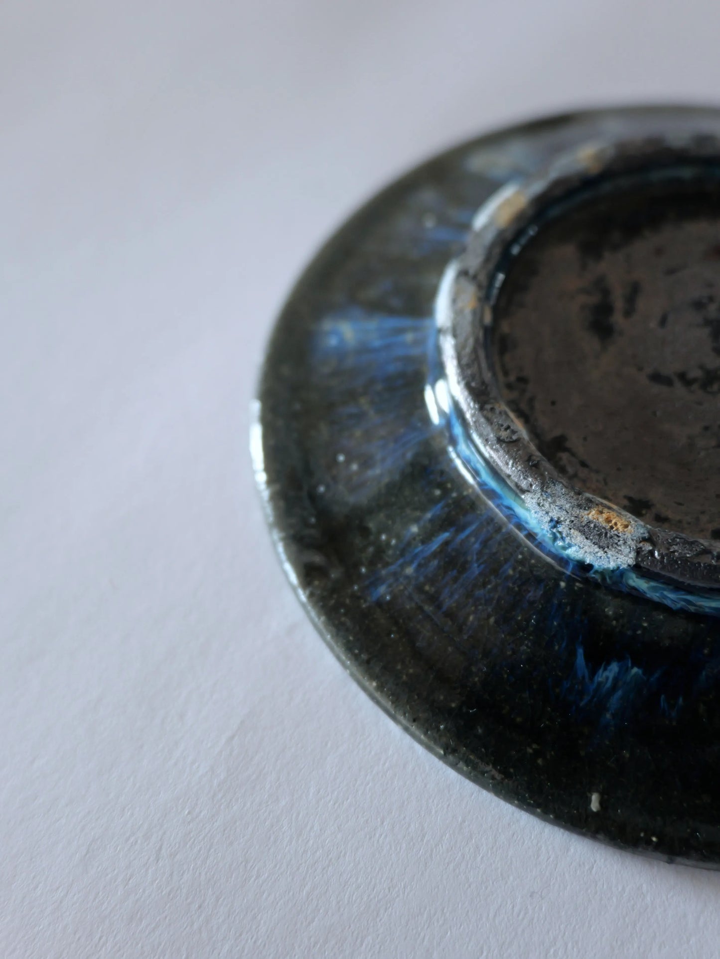 小野象平 青灰釉 取皿 F