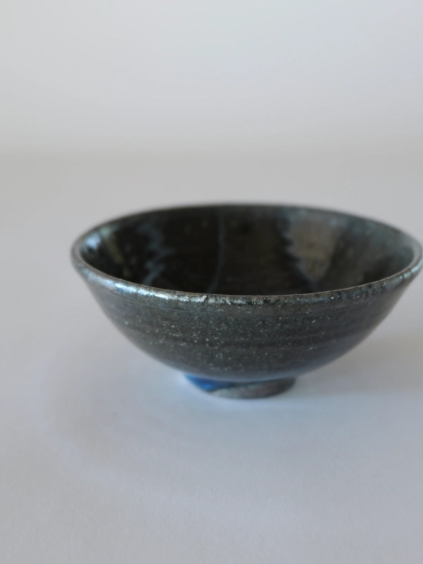 小野象平 青灰釉 飯碗 B