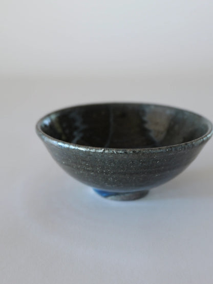 小野象平 青灰釉 飯碗 B