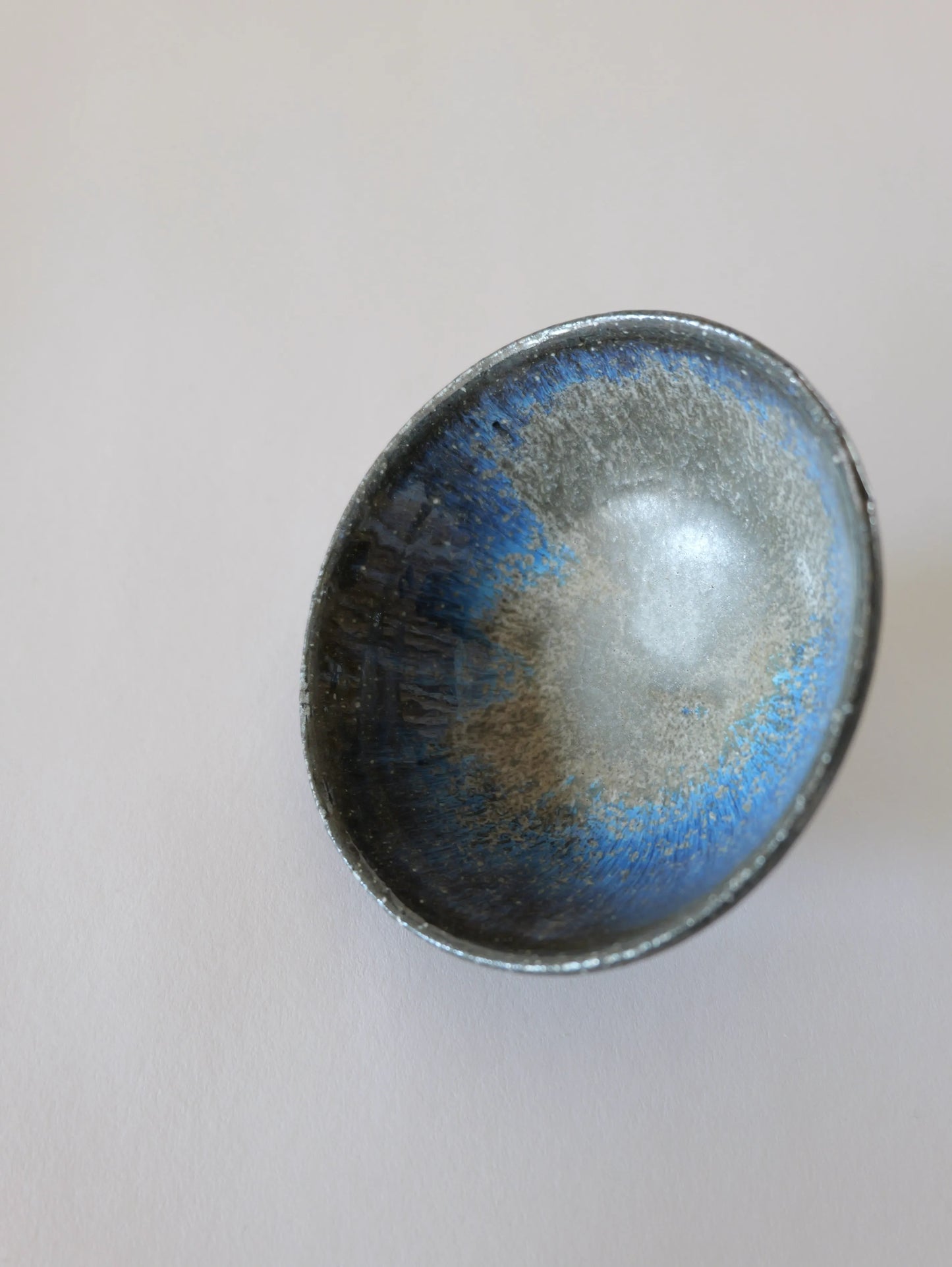 小野象平 青灰釉 飯碗 D