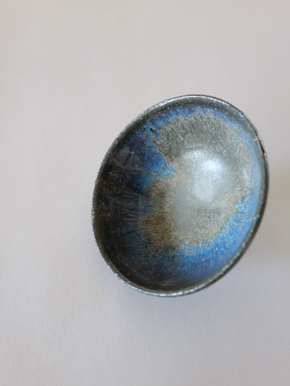 小野象平 青灰釉 飯碗 D