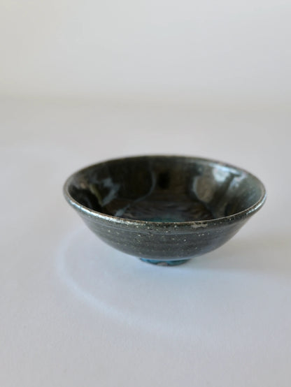 小野象平 青灰釉 飯碗 E