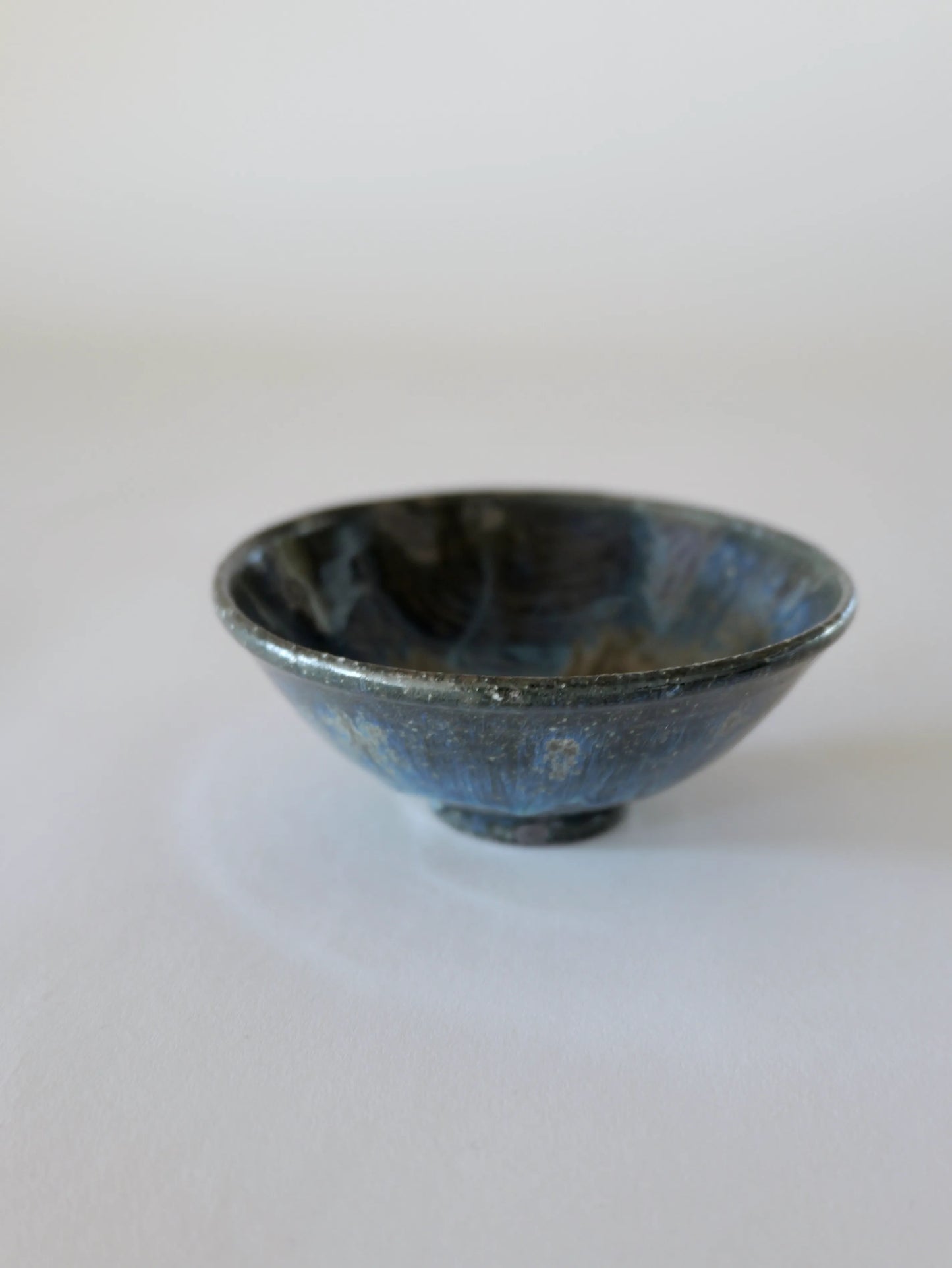 小野象平 青灰釉 飯碗 F