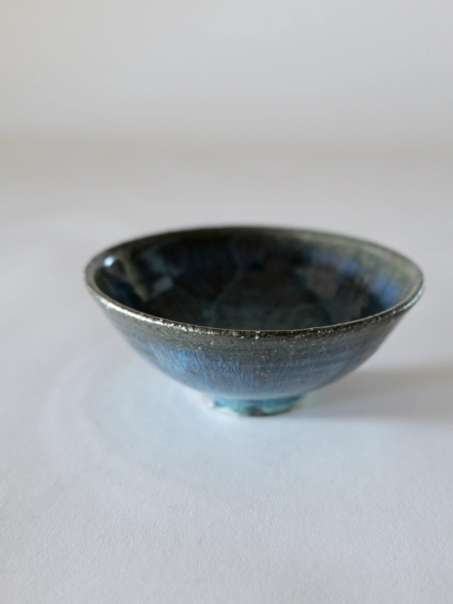 小野象平 青灰釉 飯碗 G