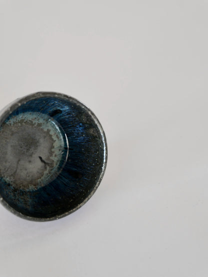 小野象平 青灰釉 蕎麦猪口 B