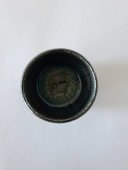 小野象平 青灰釉 蕎麦猪口 F
