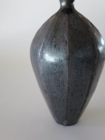 小野象平 黒志野 壺(小)