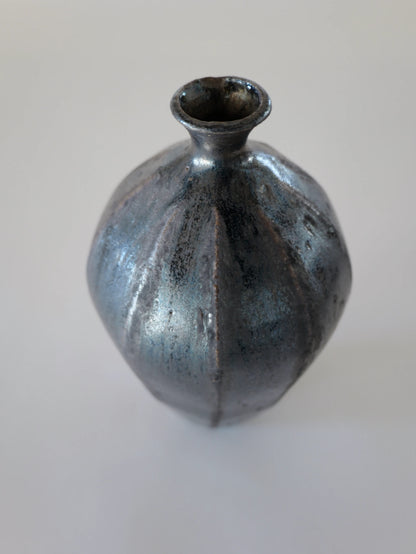 小野象平 黒志野 壺(小)