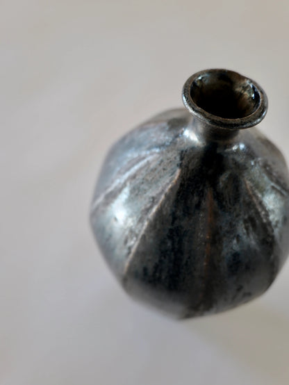 小野象平 黒志野 壺(小)