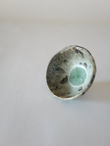 小野象平 白銀 ぐい呑み C