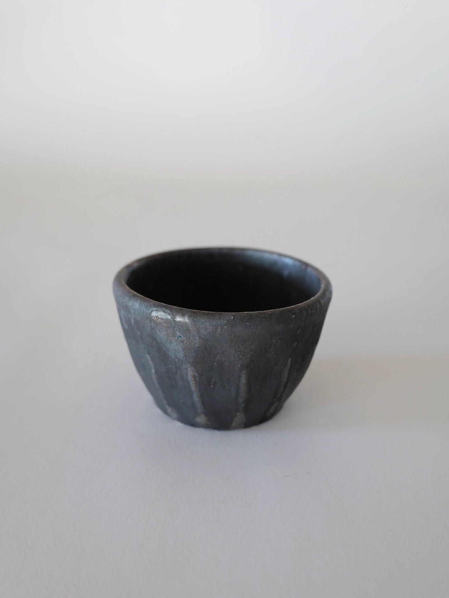 小野象平 黒志野 蕎麦猪口 C
