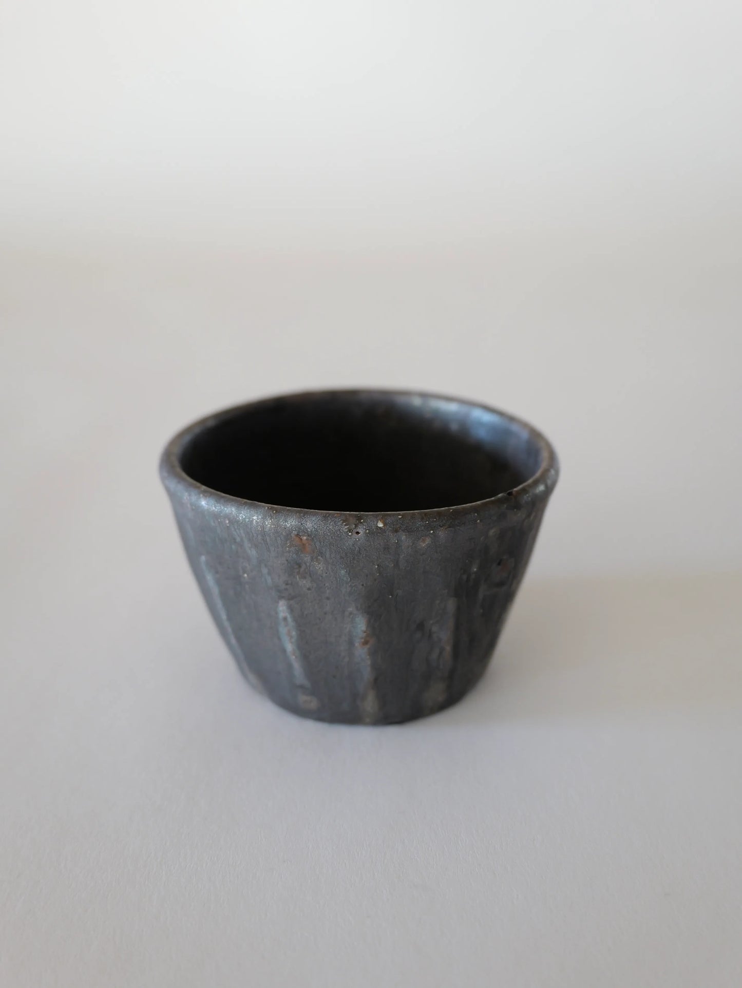 小野象平 黒志野 蕎麦猪口 D