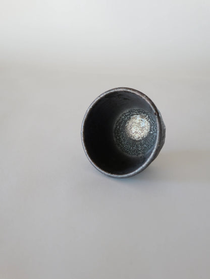 小野象平 黒志野 蕎麦猪口 D