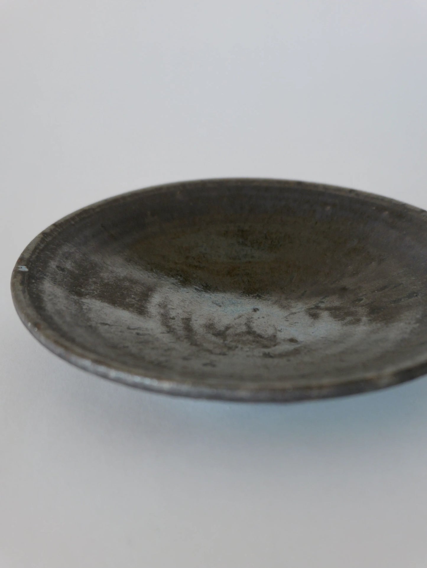 小野象平 黒志野 7寸皿 B