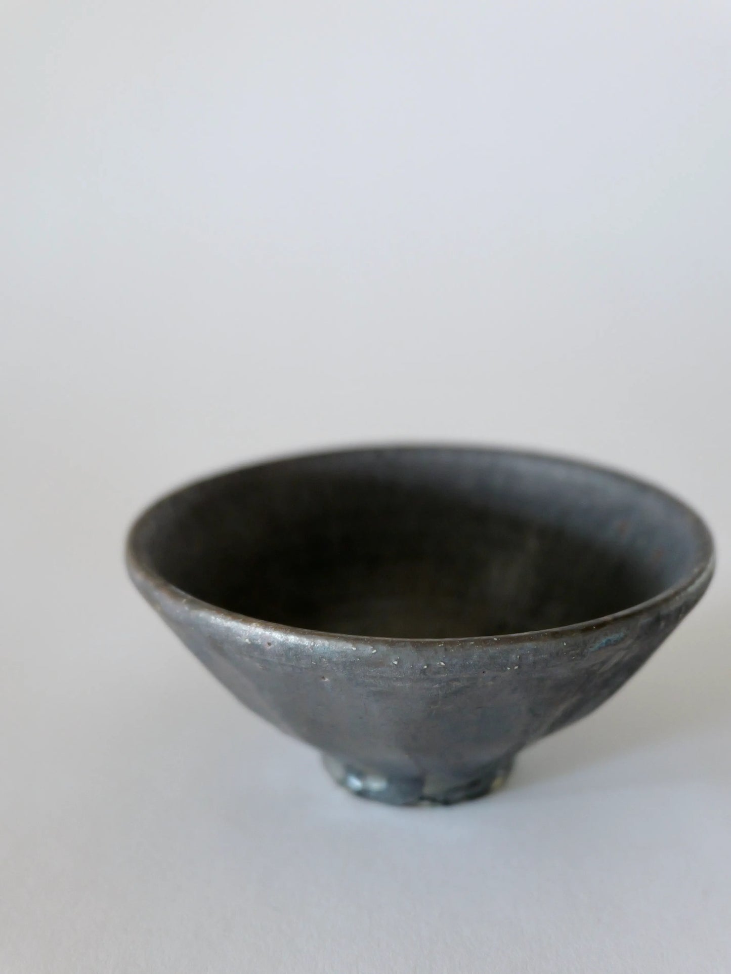 小野象平 黒志野 飯碗 C