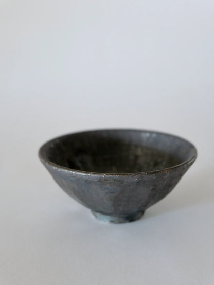 小野象平 黒志野 飯碗 E