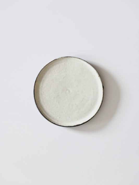 山田隆太郎 フラットプレート5寸・白 B