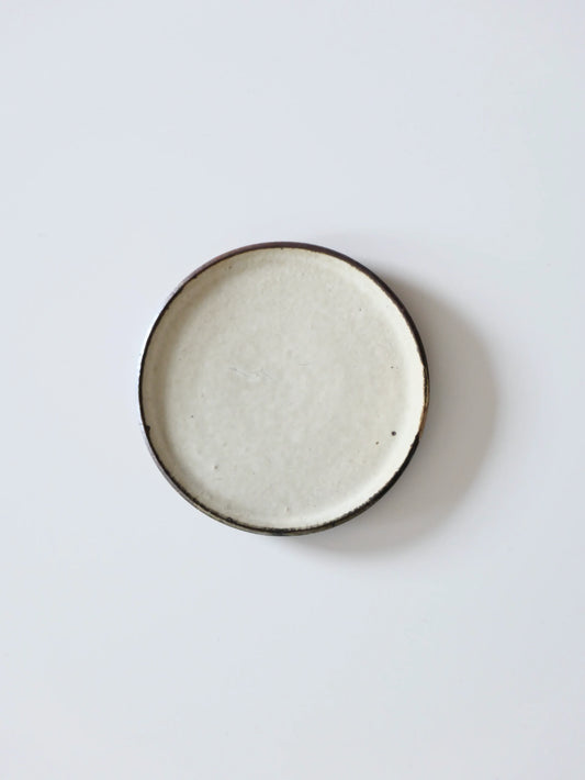 山田隆太郎 フラットプレート5寸・白 C