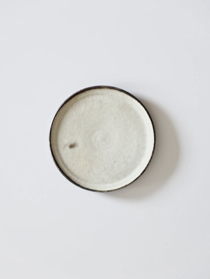 山田隆太郎 フラットプレート5寸・白 D