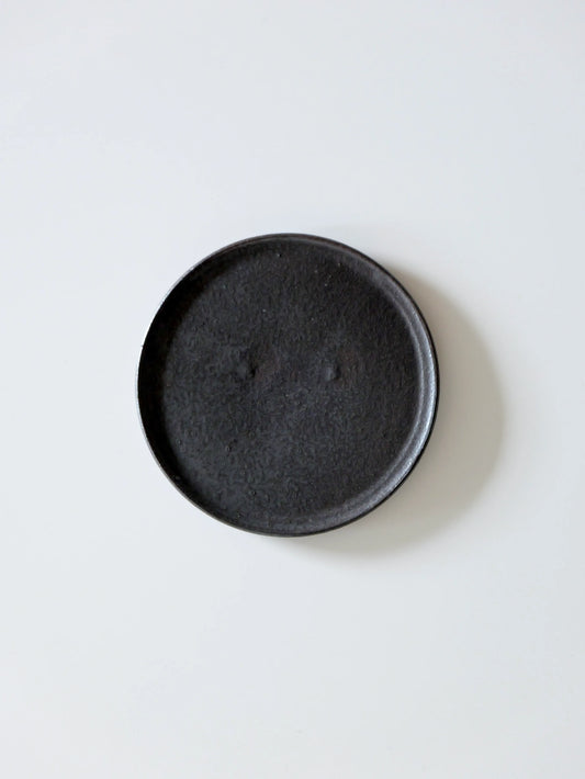 山田隆太郎 フラットプレート5寸・黒 B