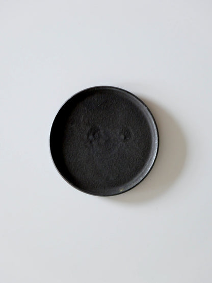 山田隆太郎 フラットプレート5寸・黒 D