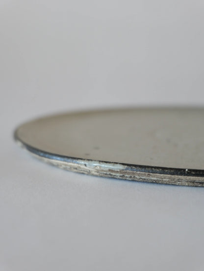 山田隆太郎 フラットプレート8寸・白 C