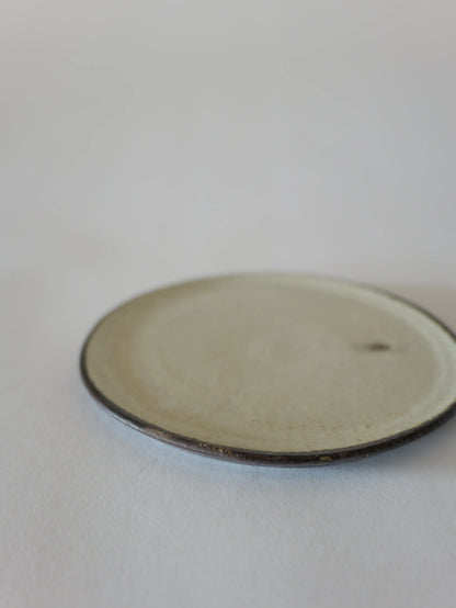 山田隆太郎 フラットプレート5寸・白 D