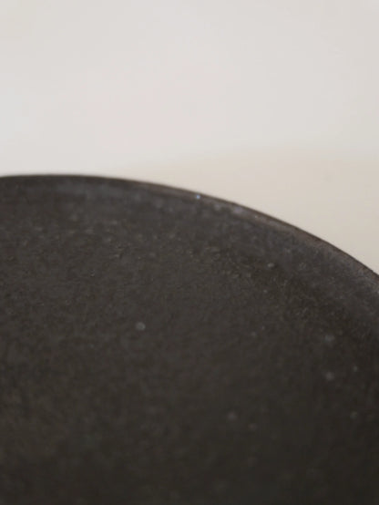 山田隆太郎 フラットプレート5寸・黒 B