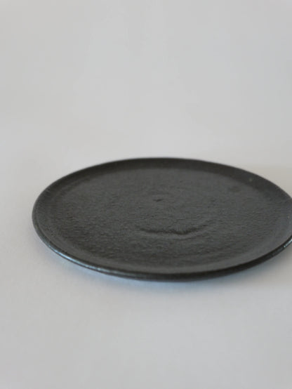 山田隆太郎 フラットプレート5寸・黒 C