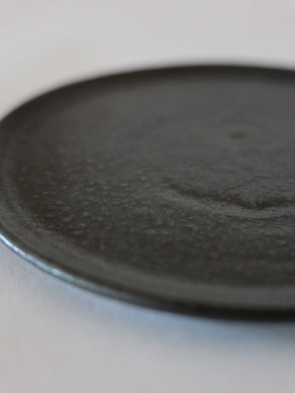 山田隆太郎 フラットプレート5寸・黒 C