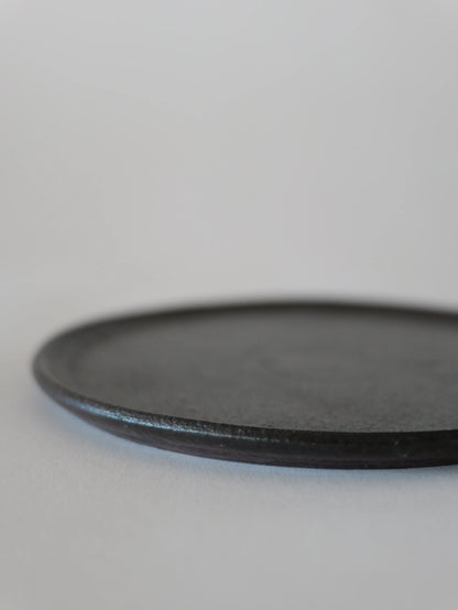 山田隆太郎 フラットプレート5寸・黒 D