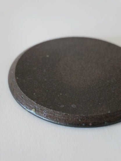 山田隆太郎 フラットプレート5寸・黒 D