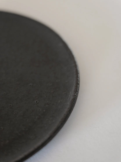 山田隆太郎 フラットプレート5寸・黒 E