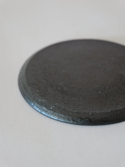 山田隆太郎 フラットプレート5寸・黒 E