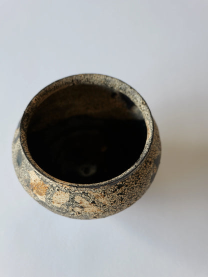 二階堂明弘 玉殻 花器 黄 (NO.14)