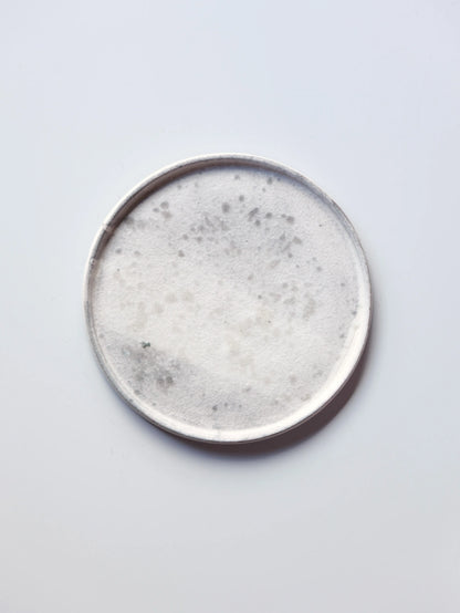 野口悦士 6寸平皿 白 B